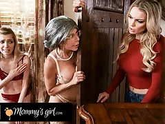 MOMMYSGIRL Alexis Fawx Fakes Being An Elderly Maid To Secretly Drill With Her Stepdaughter